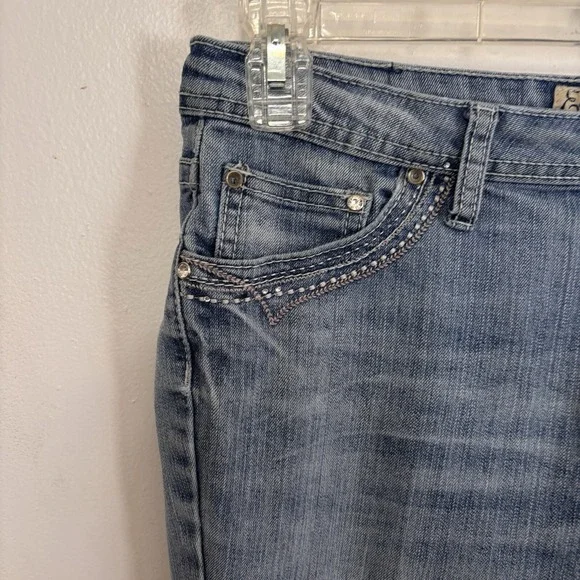 EARL JEANS Women's RN#89302 STRAIGHT‎ LEG Stretch Medium Wash - Size 6 - Picture 7 of 14